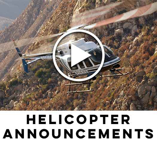 Helicopter Announcements
