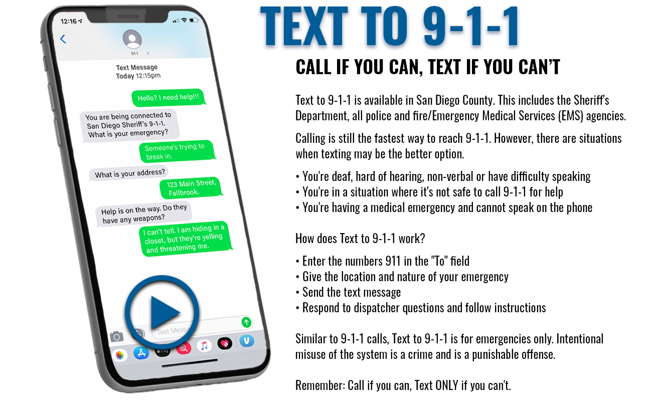 Text to 911 Video Message v2